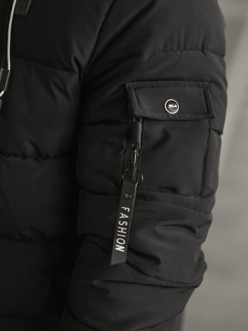 Pánská Bunda Černá OZONEE JS/57M7502/392Z