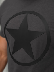 Pánské Tričko Grafitové OZONEE NB/MT3151