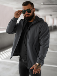 Pánská softshellová bunda grafitová OZONEE JS/27B6529/5Z