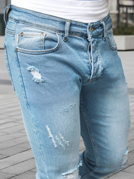 Pánské Džíny Světle-Modré OZONEE DO/2860