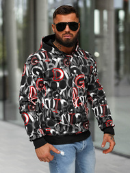 Pánská Mikina Černá OZONEE JS/8B1237/3