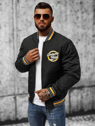 Pánská Bunda Černá OZONEE JS/84M3026/392