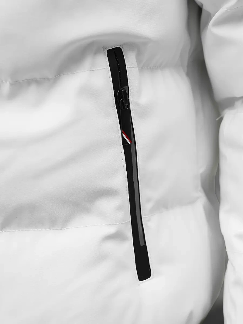 Pánská Oboustranná Bunda Bílá OZONEE JS/M761/281