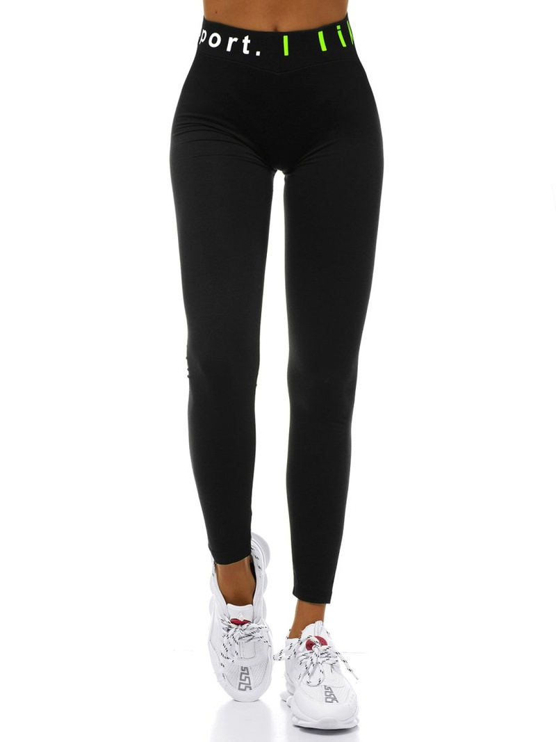 Dámské legíny Černo-Zelené OZONEE O/82353