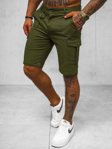 Pánské Chino Kraťasy Zelené OZONEE NB/MP0188MV