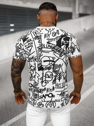 Pánské Tričko Bílé OZONEE O/T1269/1