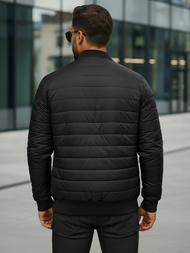 Pánská Bunda Černá OZONEE JS/MY02Z 