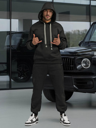 Pánská Tepláková Souprava Černá OZONEE O/3C582AB