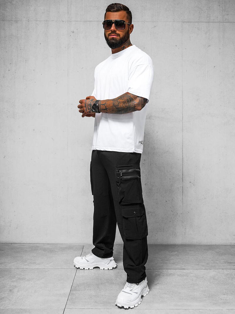 Pánské Kalhoty Černé OZONEE O/PS5527