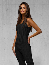 Dámská dvoudílná tepláková souprava černý OZONEE JS/YW88037/1Z