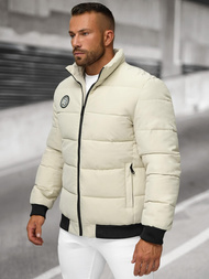 Pánská Zimní Bunda Ecru OZONEE JS/31M5026/280