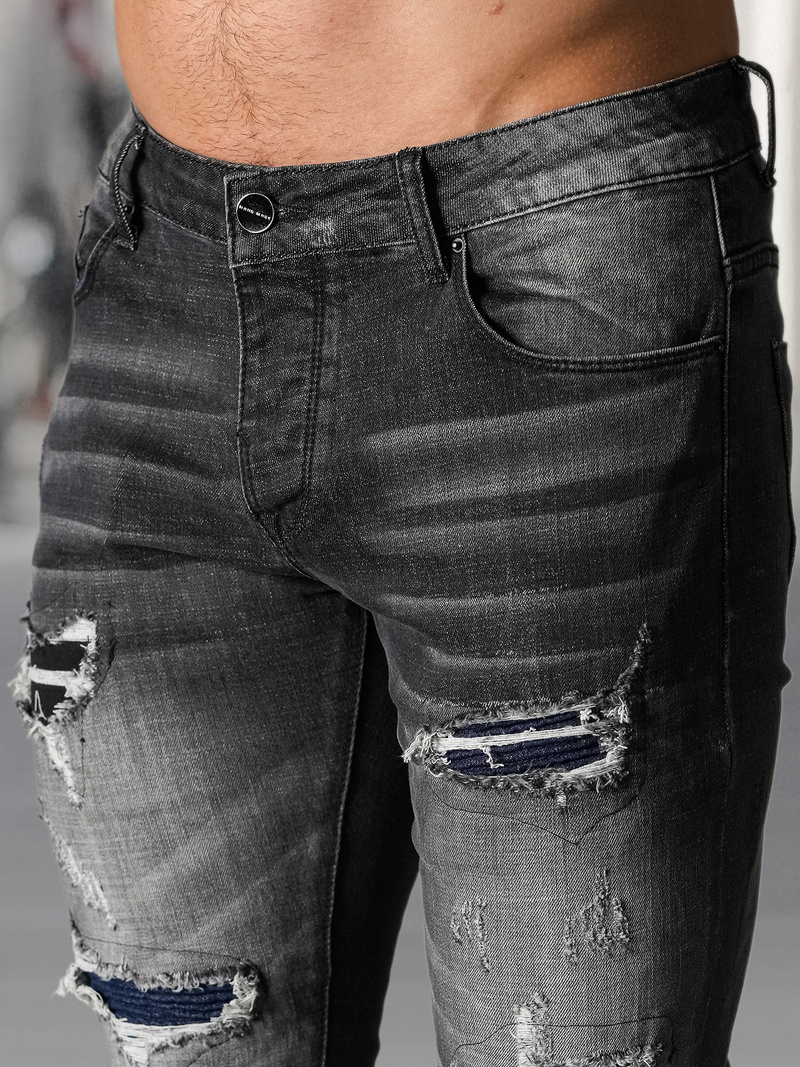 Pánské Džíny Černé OZONEE NB/MP0075NZ