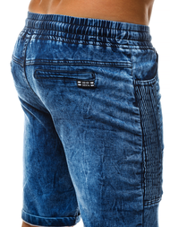 Pánské džínové kraťasy Modré OZONEE RF/HY319