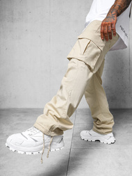 Pánské Kalhoty Béžové OZONEE O/G3179Z