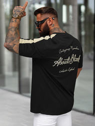 Pánské Tričko Černé OZONEE O/QQ1195