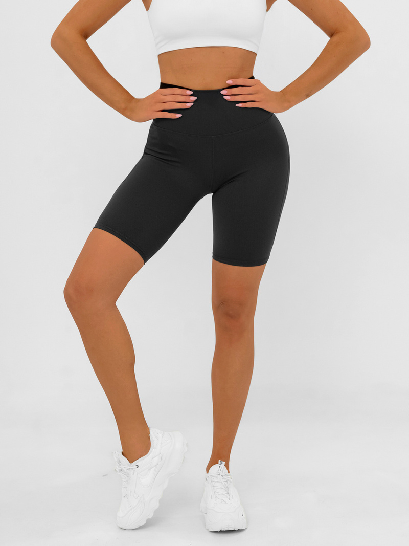 Krátké černé dámské legíny OZONEE JS/17K583/3