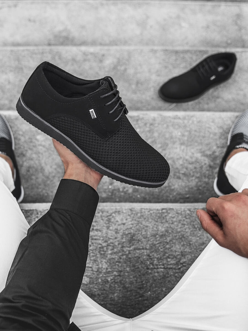 Pánské Boty Černé T/682