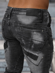 Pánské Džíny Černé OZONEE NB/MP0045N