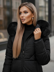 Dámská Bunda Černá OZONEE JS/16M9099/392Z