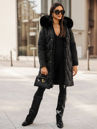 Dámská Bunda Černá OZONEE JS/16M9202/392