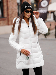 Dámská Bunda Bílá OZONEE JS/16M9121/281Z