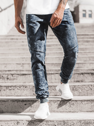 Pánské Kalhoty Jogger Modré OZONEE JS/KK1027
