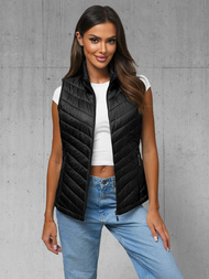 Dámská vesta černá OZONEE JS/16M9063/392