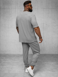 Pánské Tričko Šedý OZONEE O/Y960T