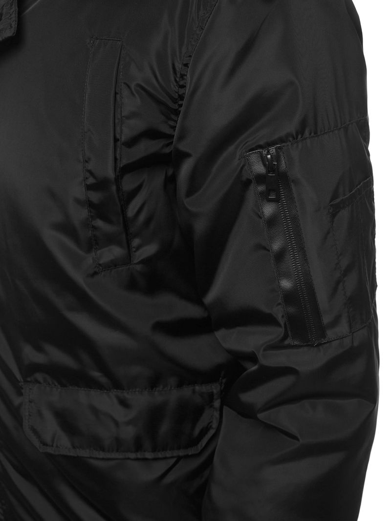 Pánská Bunda Černá OZONEE JS/2019005