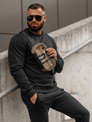 Pánská Tepláková Souprava Černá OZONEE JS/68C10380/3Z