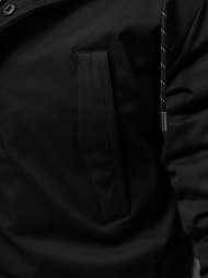 Pánská Zimní Bunda Černá OZONEE JS/5M120/392