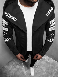 Pánská Mikina Černá OZONEE A/11110Z