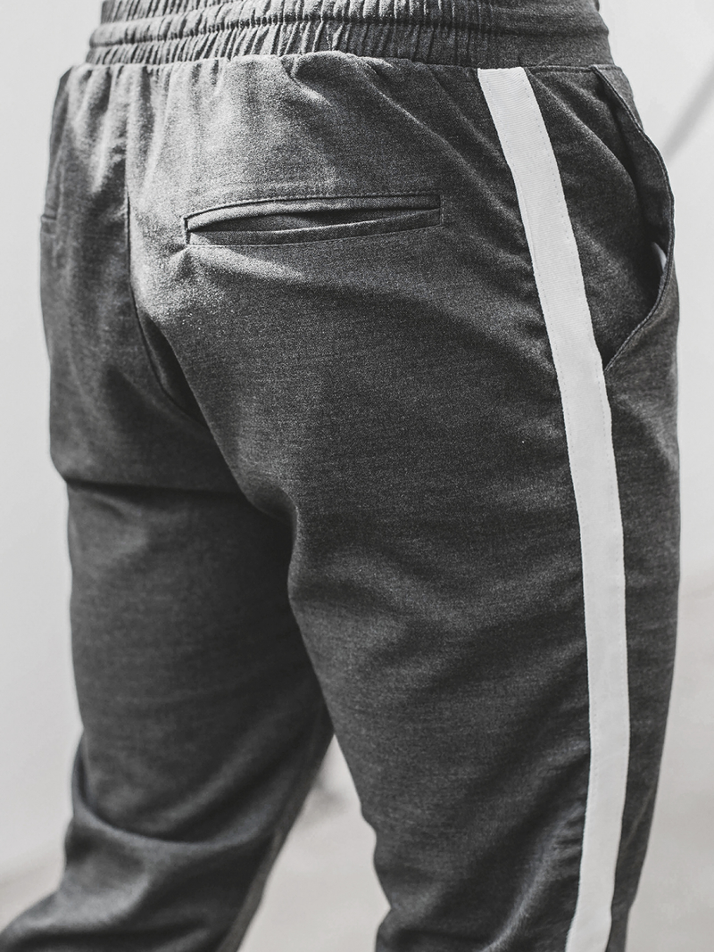 Pánské Chino Kalhoty Grafitové OZONEE DJ/5529Z