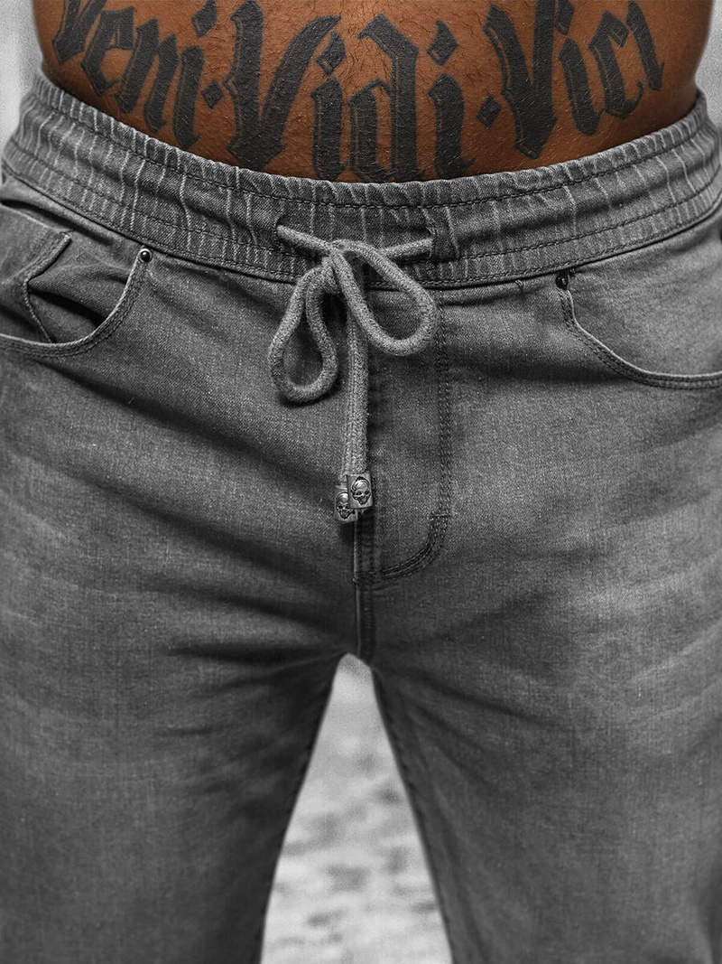 Pánské Džíny Jogger Grafitové OZONEE NB/MP0275GC