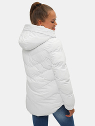 Dámská Zimní Bunda Bílá OZONEE JS/M739/281