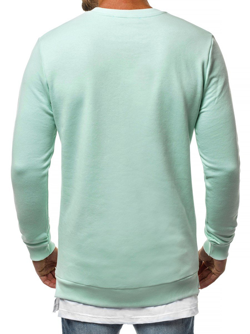 Pánská Mikina Mentolová OZONEE B/181905