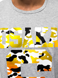 Pánské Tričko Šedé OZONEE JS/KS1958Z