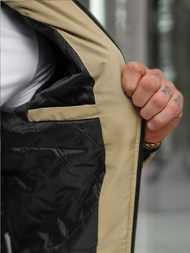 Pánská Bunda Béžová OZONEE JS/62M9502/62