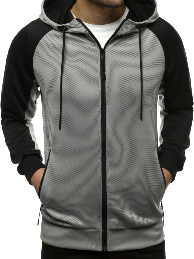 Pánská Mikina Šedá OZONEE JS/88006