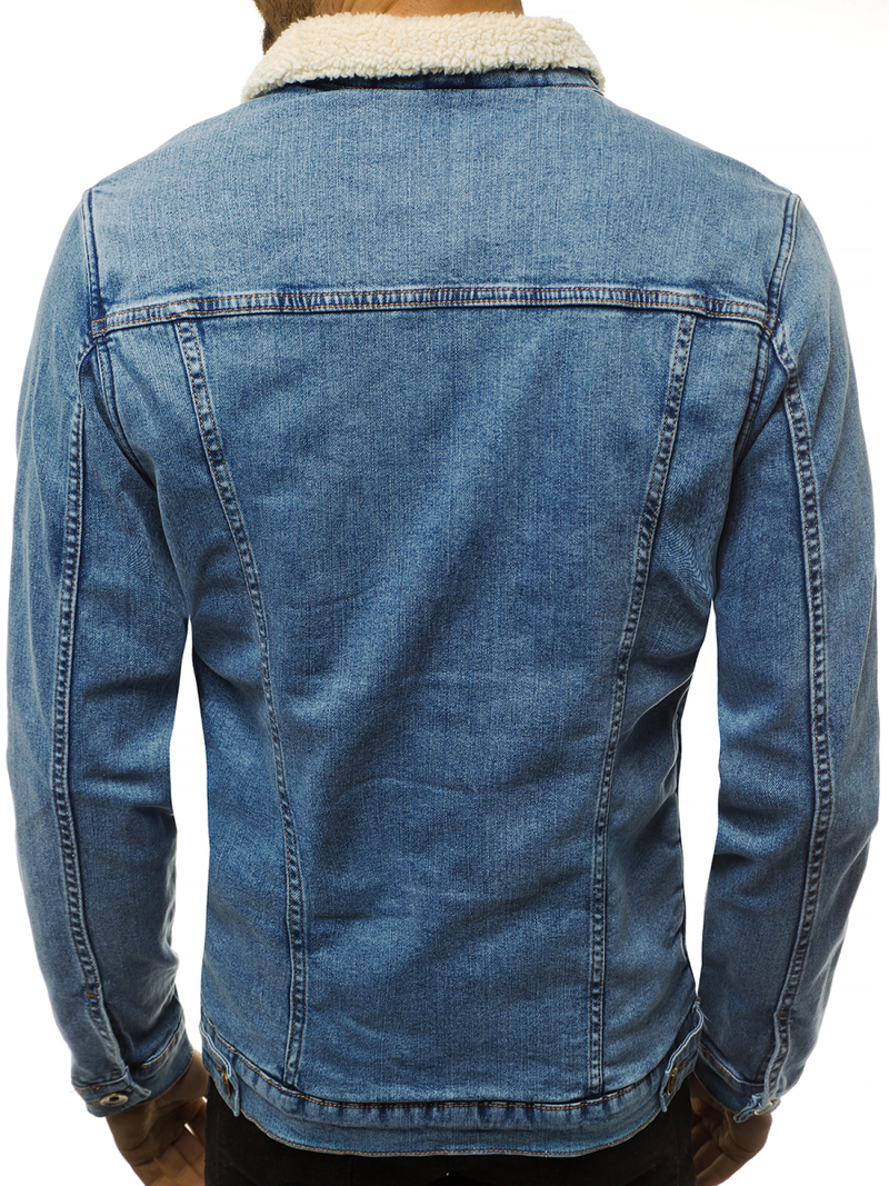 Pánská Džínová Světle-Modrá OZONEE BN/5941