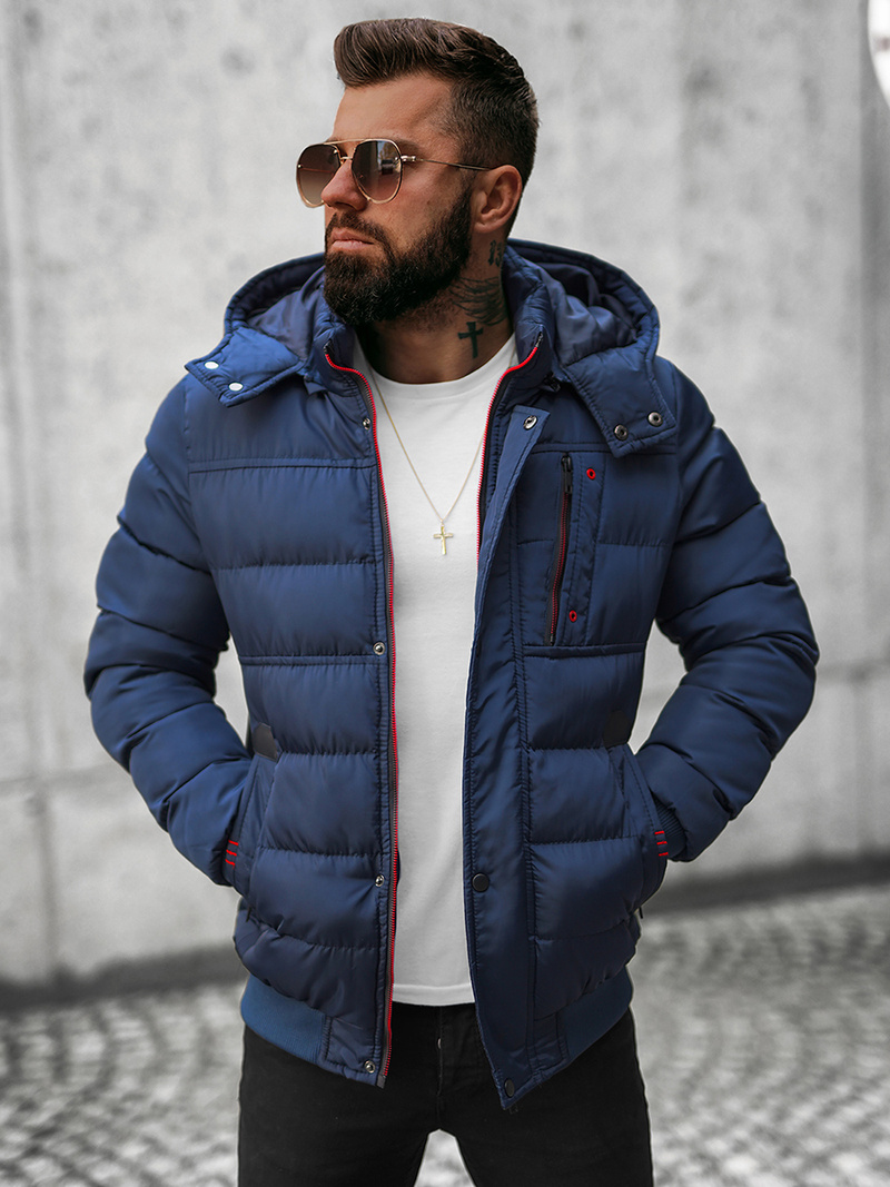 Pánská Bunda Námořnická Modřá OZONEE JB/JP1185Z