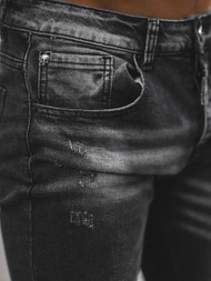 Pánské Džíny Černé OZONEE NB/MP0126N