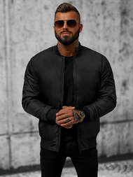 Pánská Bunda Černá OZONEE JS/AK95Z