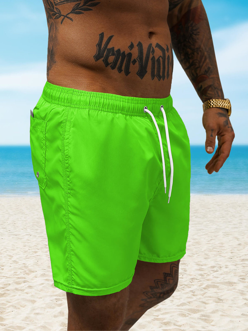 Pánské Koupací Šortky Zelené OZONEE JS/XL019/52