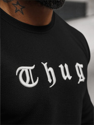 Pánská Mikina Černá OZONEE O/T6612