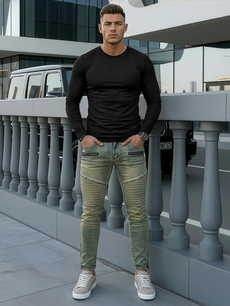 Pánské Džíny Modré OZONEE O/EM8951Z