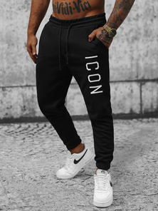 Pánské Tepláky Černé OZONEE O/D9125