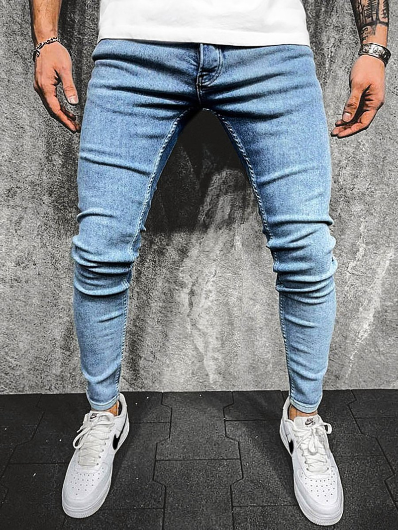 Pánské Džíny Světle-Modré OZONEE O/B5968