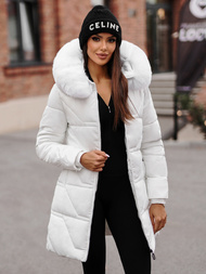 Dámská Bunda Bílá OZONEE JS/16M9099/281