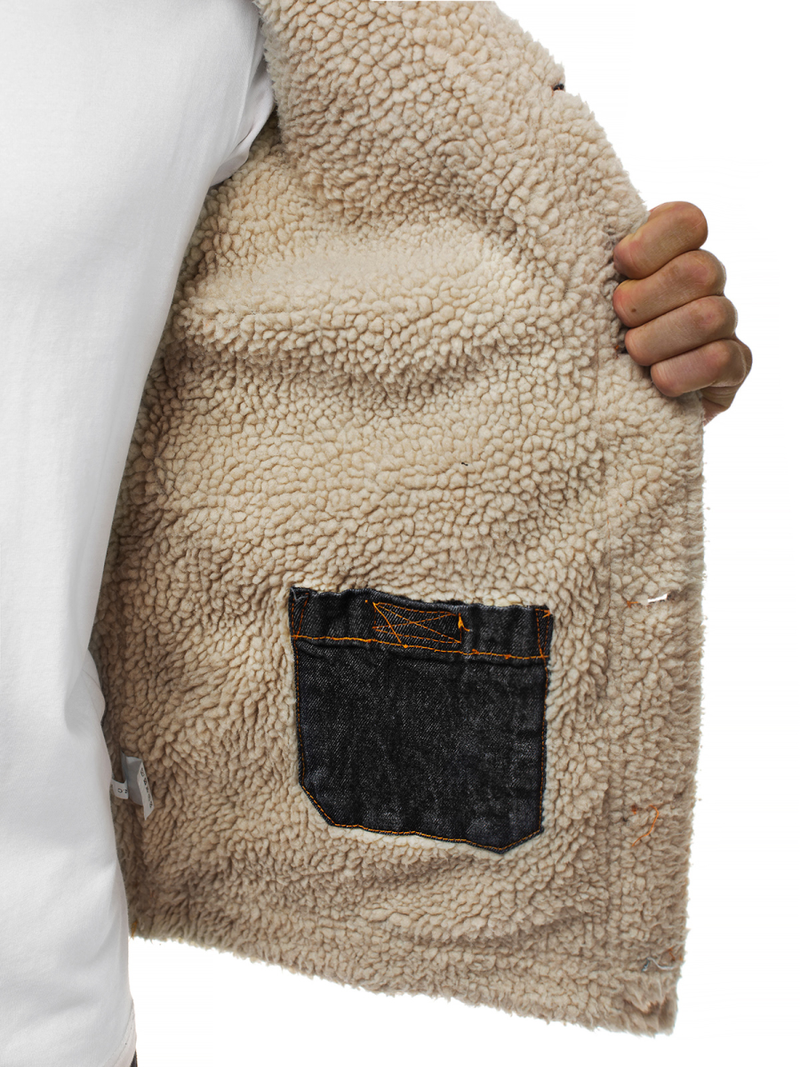 Pánská Džínová Bunda Grafitová OZONEE JB/JP1109Z